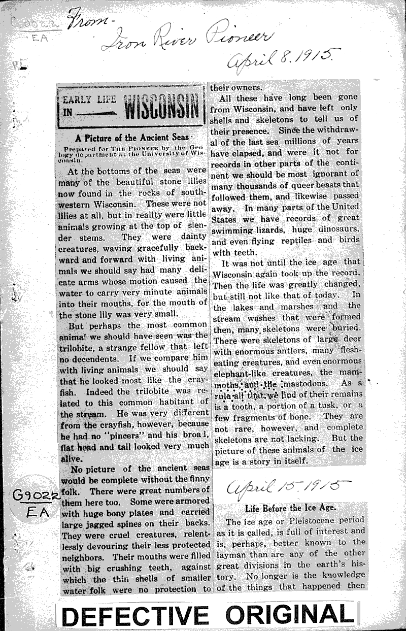  Source: Iron River Pioneer Date: 1915-04-08