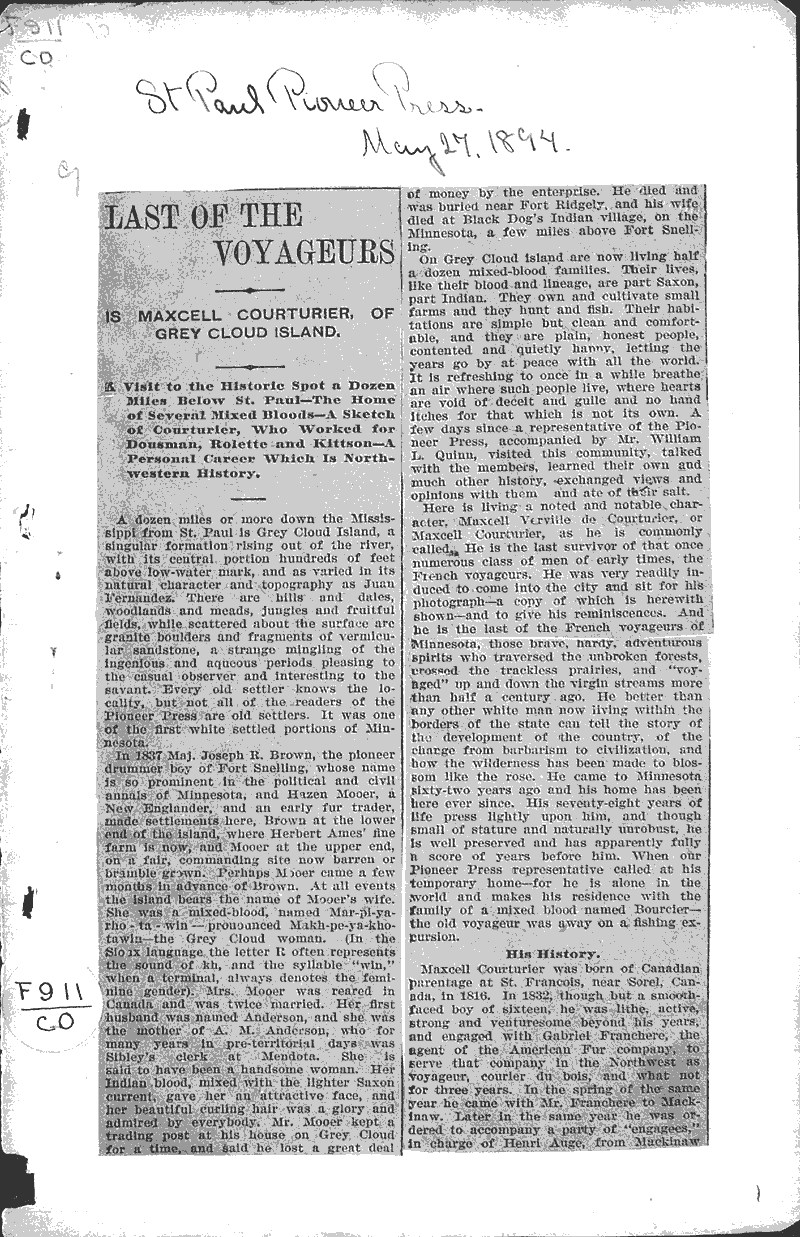  Source: St. Paul Pioneer Press Topics: Industry Date: 1894-05-27