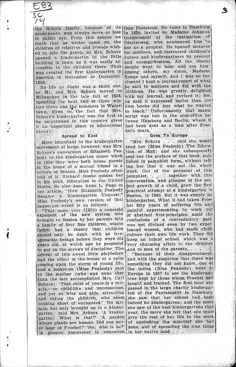 Watertown is first--writer tells why Source: Watertown Daily Times Topics: Education Date: 1933-07-29