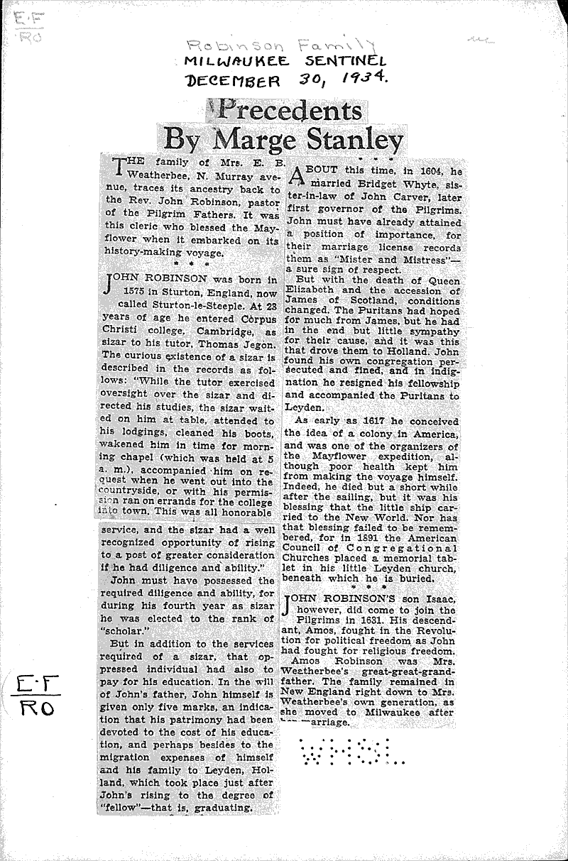  Source: Milwaukee Sentinel Topics: Immigrants Date: 1934-12-30