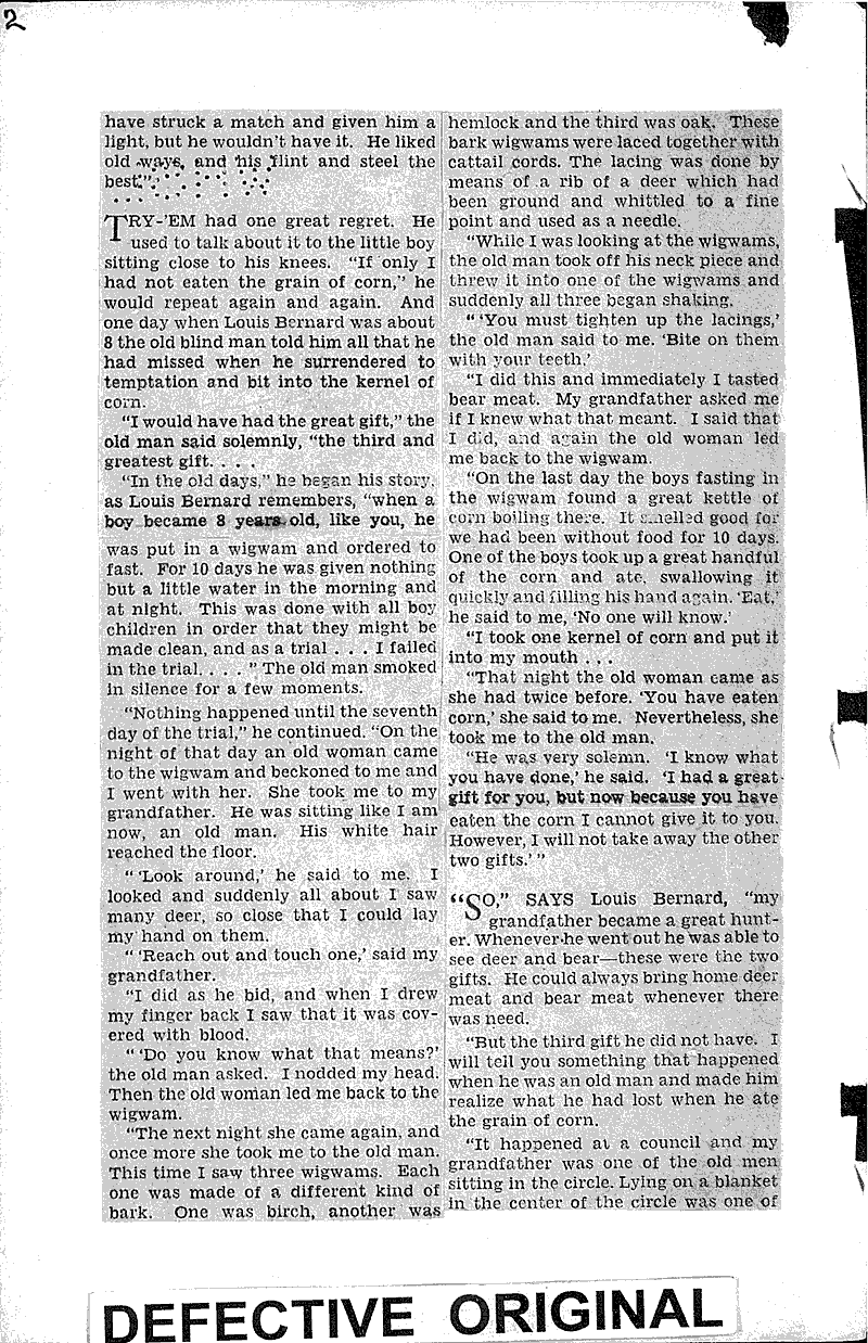  Source: Milwaukee Journal Topics: Indians and Native Peoples Date: 1931-02-22