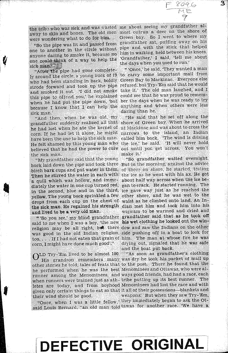  Source: Milwaukee Journal Topics: Indians and Native Peoples Date: 1931-02-22