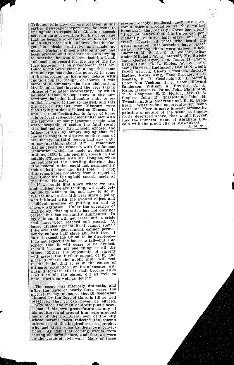  Source: Milwaukee Sentinel Topics: Civil War Date: 1897-02-14