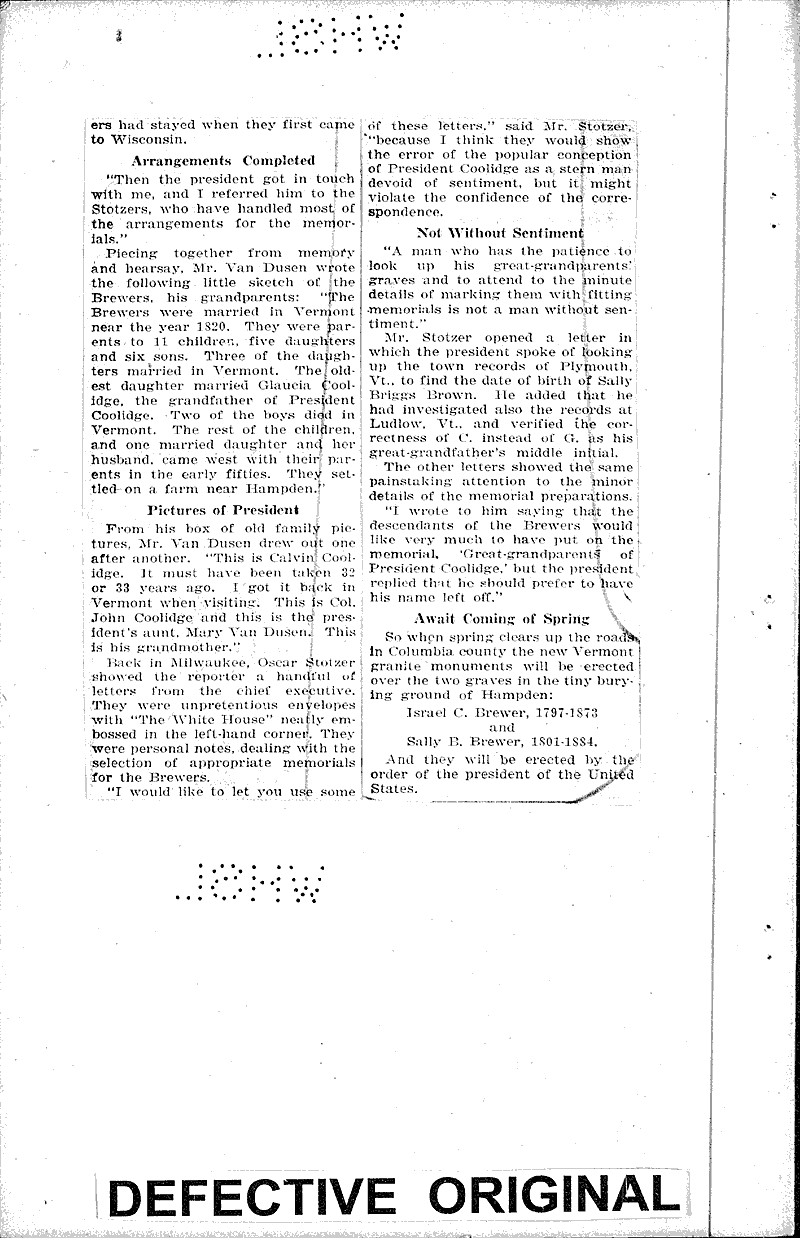  Source: Milwaukee Sunday Telegram Date: 1925-03-14