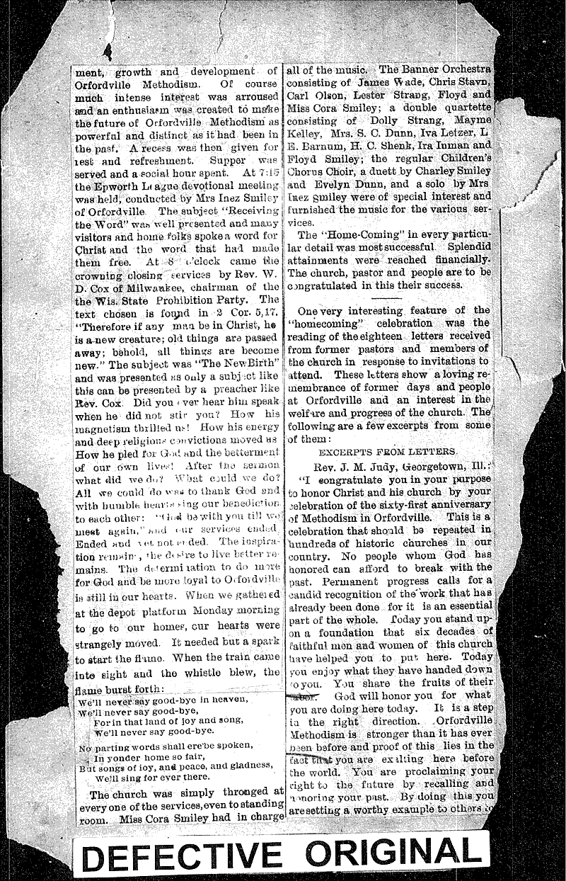  Source: Brodhead Independent Topics: Church History Date: 1907-09-12